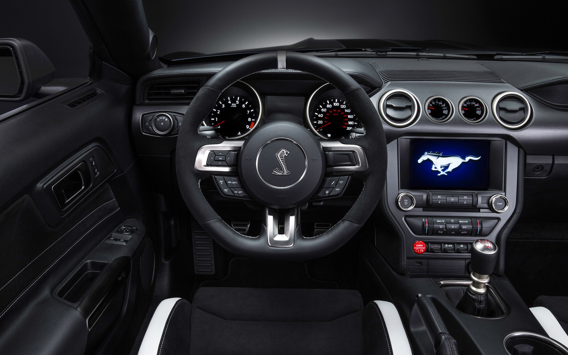 Shelby GT350 interior — premium interior detailing