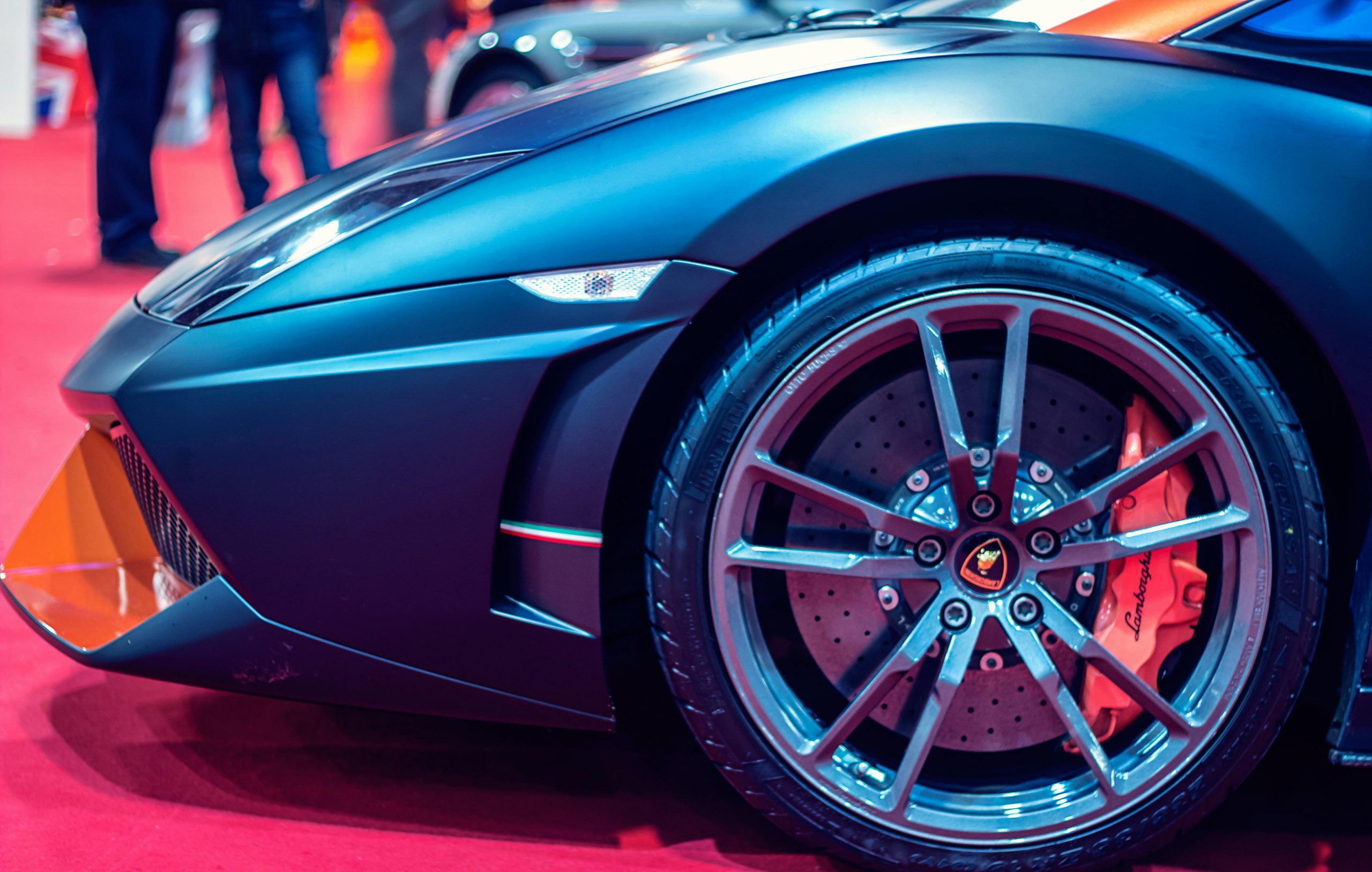 Lamborghini wheel and brake detail — precision wheel detailing