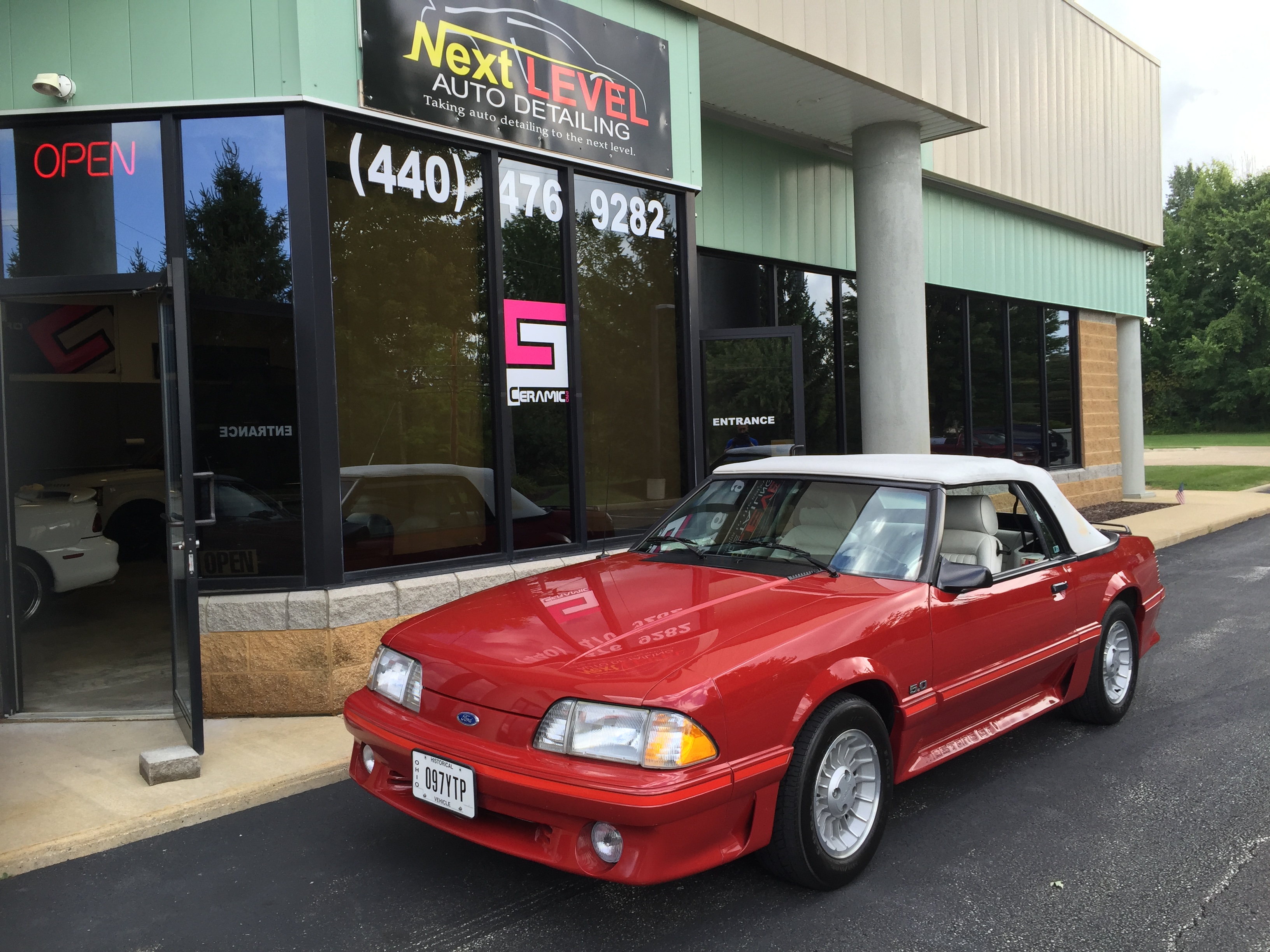 Fox Body Mustang GT 5.0 — full detail at the Next Level Auto Detailing shop