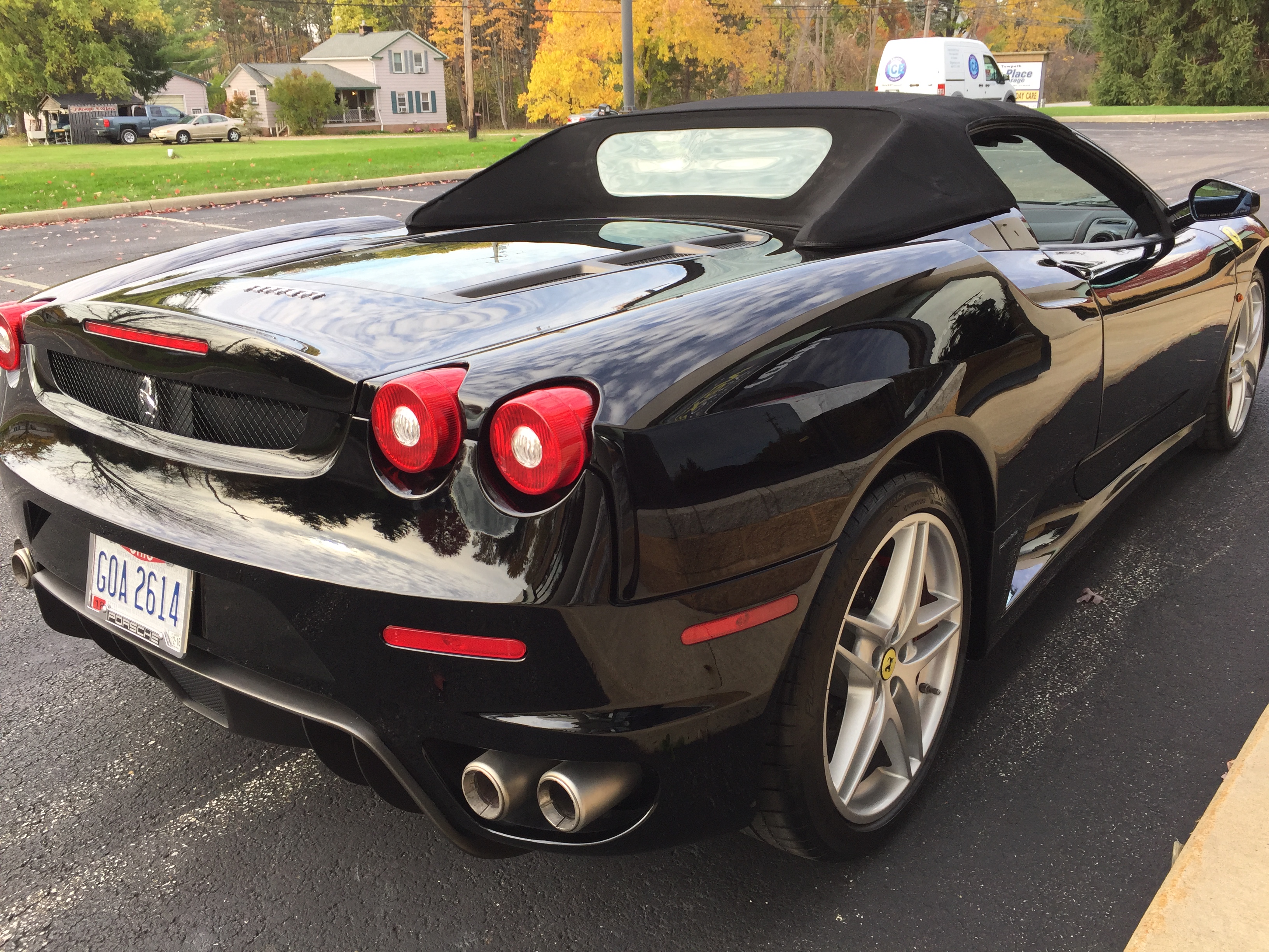 Ferrari F430 Spider — rear three-quarter view after complete detail